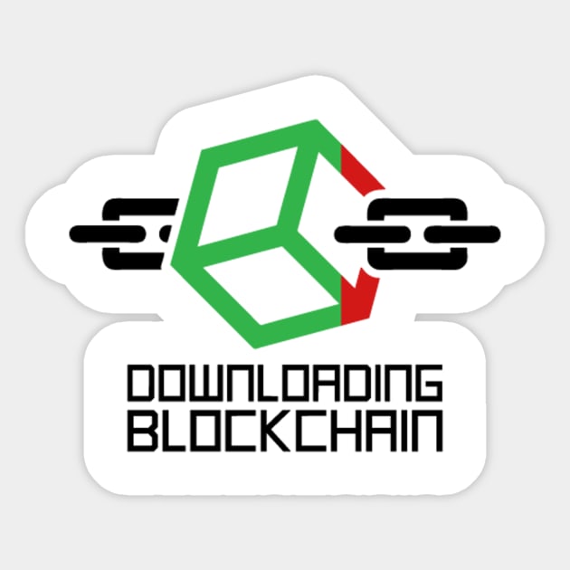 Downloading Blockchain Sticker by AustralianMate